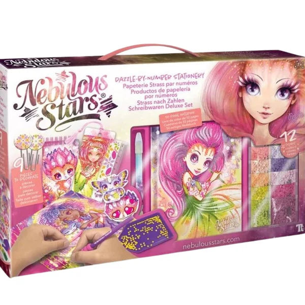 Nebulous Stars Dazzle By Number Stationery kit