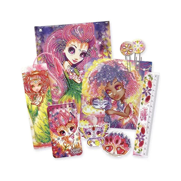 Nebulous Stars Dazzle By Number Stationery kit