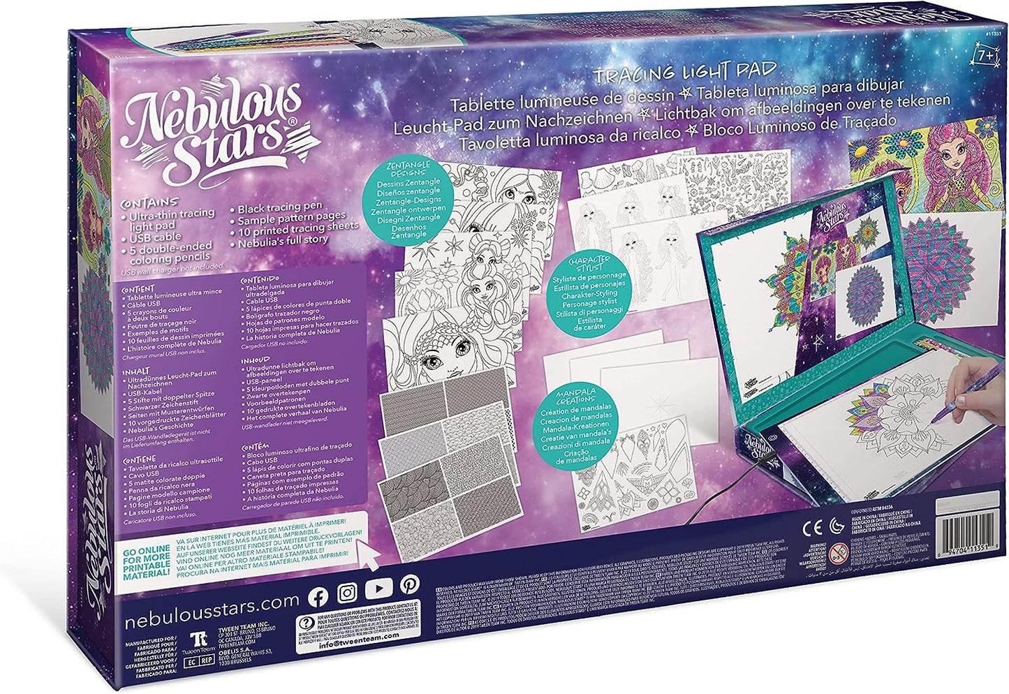 Nebulous Stars Tracing Light Pad