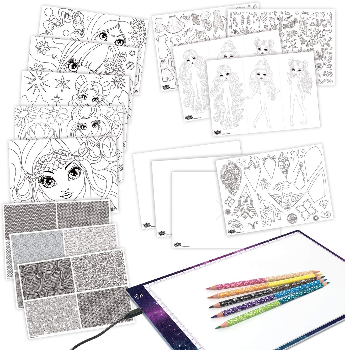 Nebulous Stars Tracing Light Pad