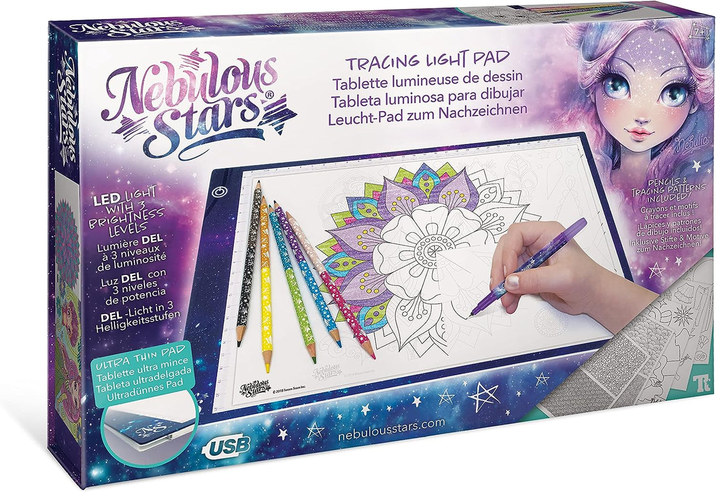Nebulous Stars Tracing Light Pad