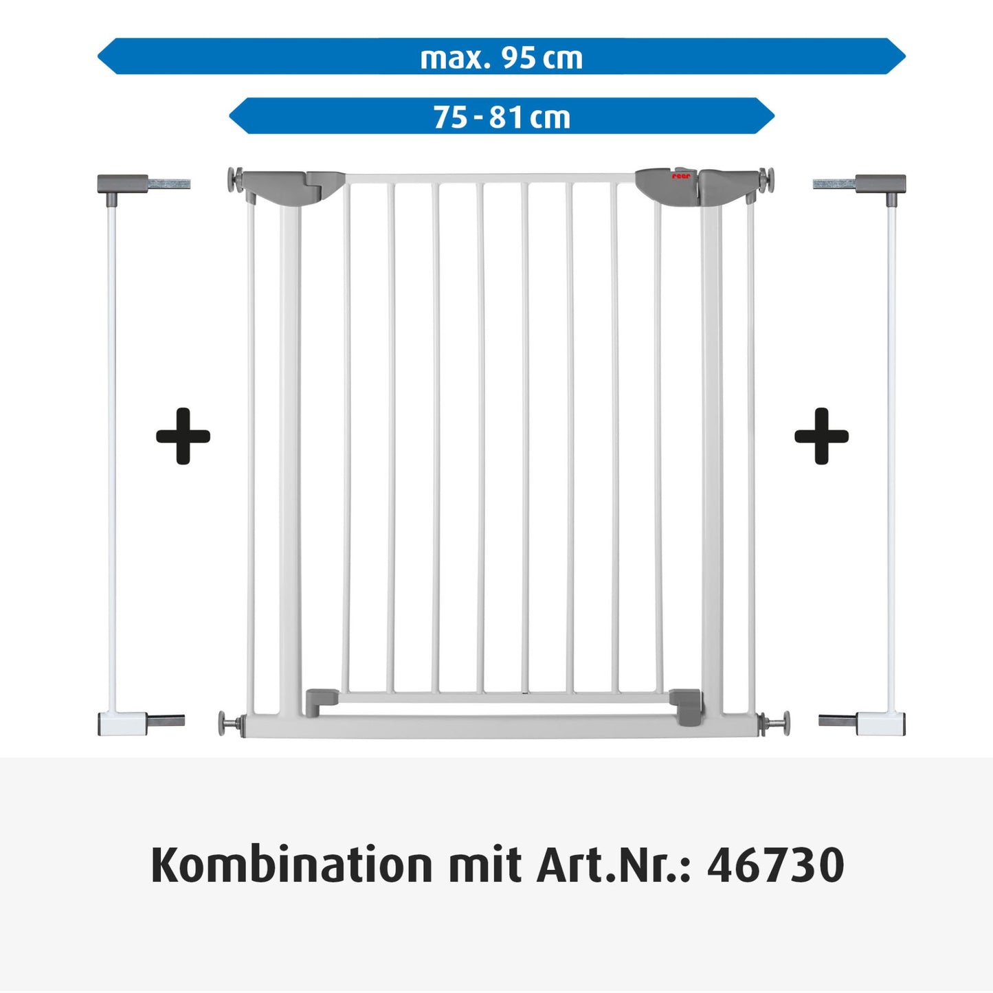 Extension 7cm for reer-glue grille(stairs gate)