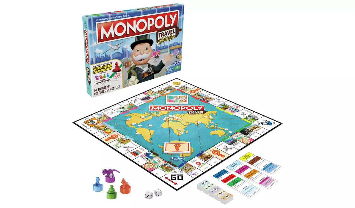 Monopoly Travel World Tour Board Game