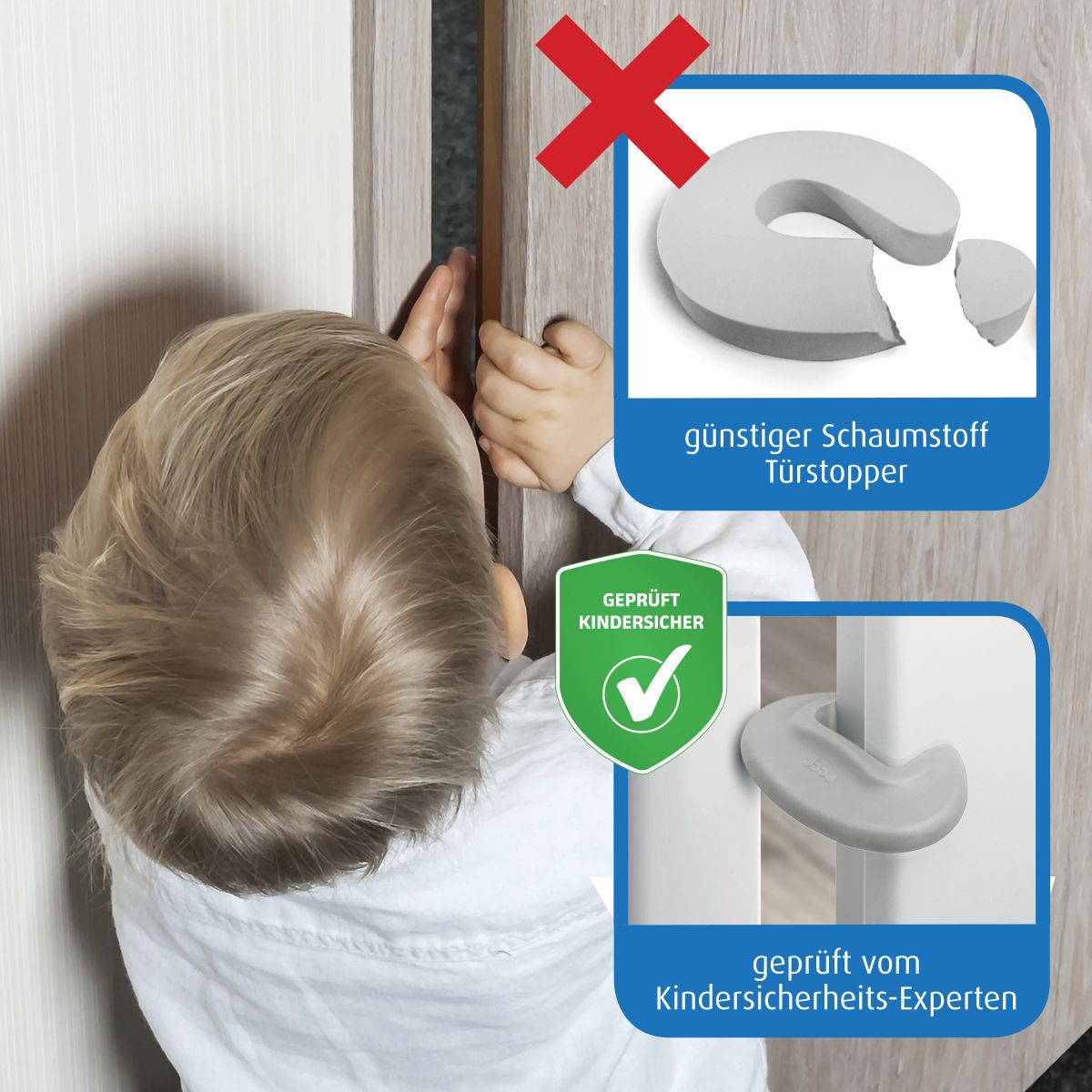Door stopper, 2 piece reer