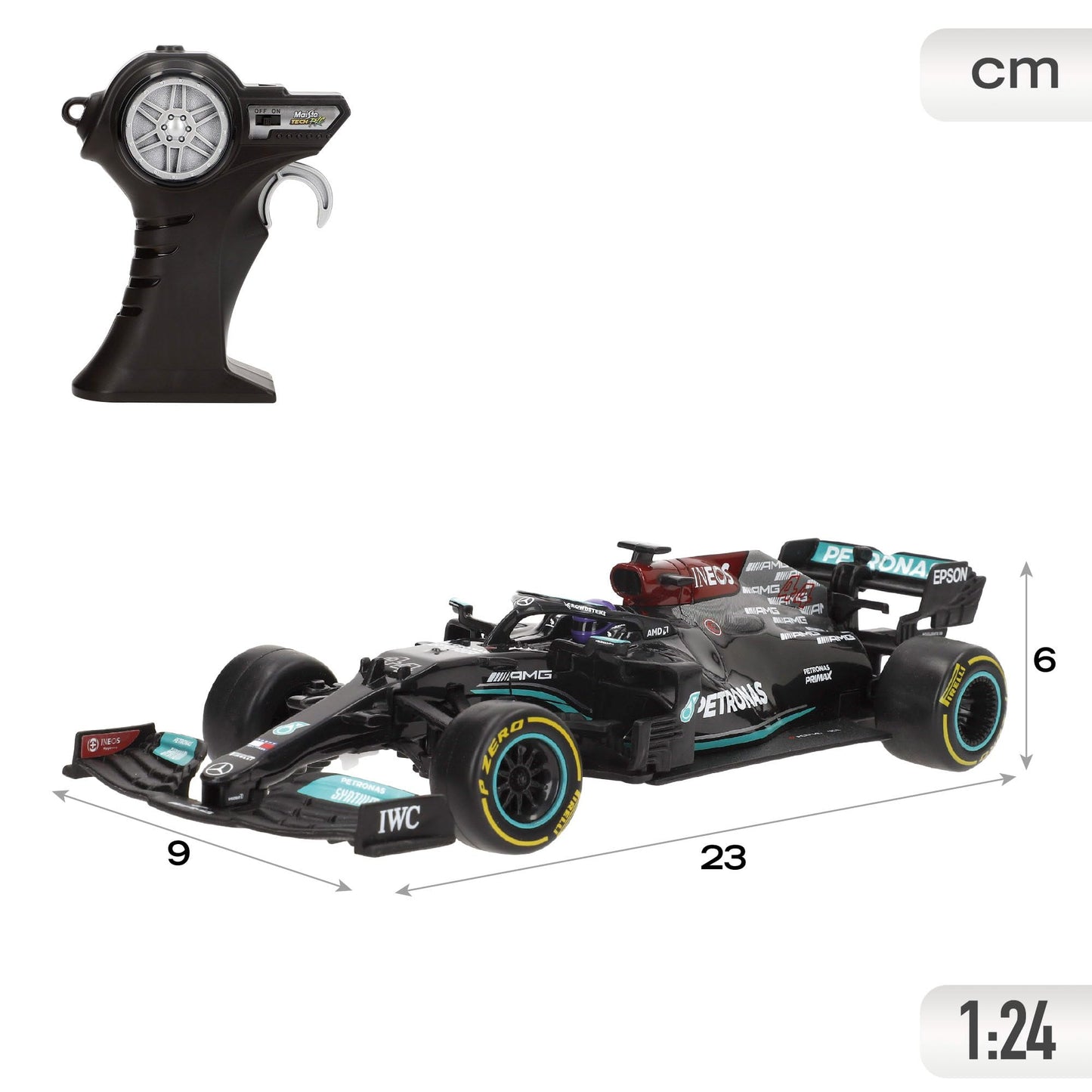 Maisto 1:24 Premium RC F1 MERCESDES 2021 Season L Hamilton