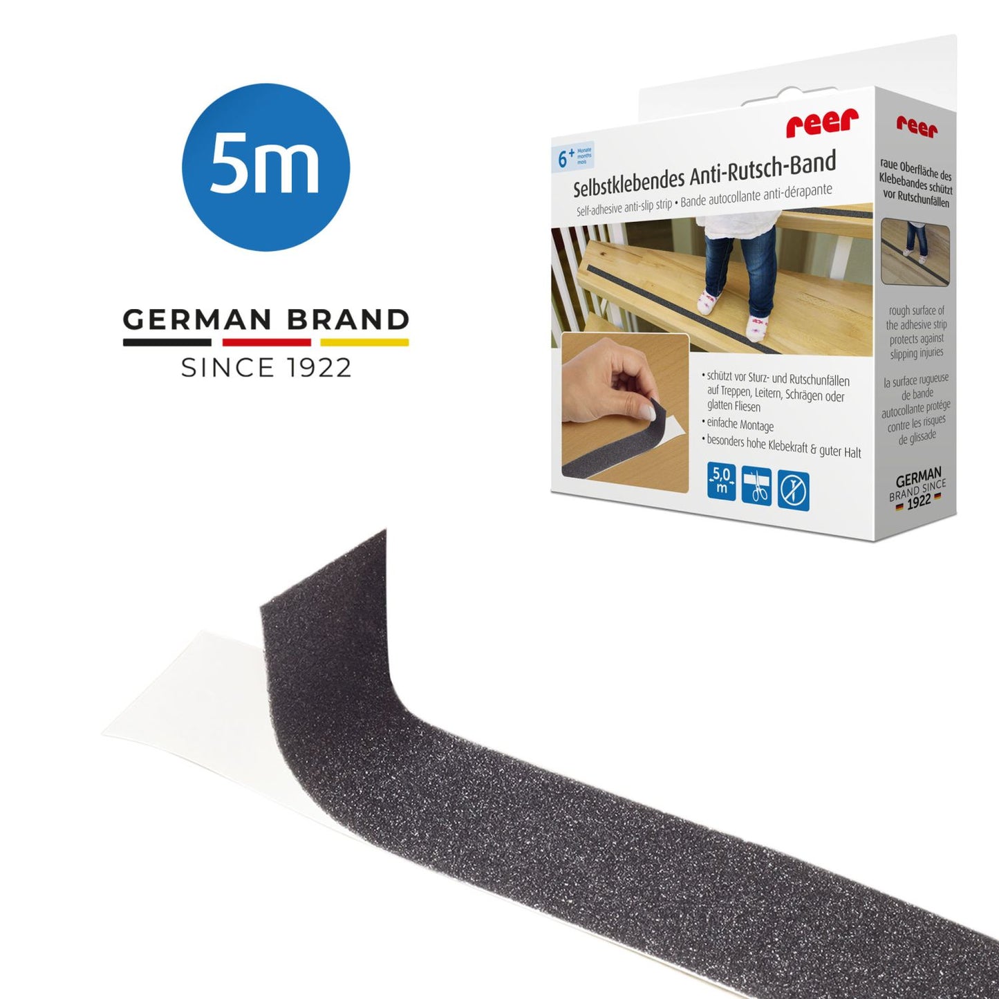 reer Self-adhesive anti-slip strip 5m