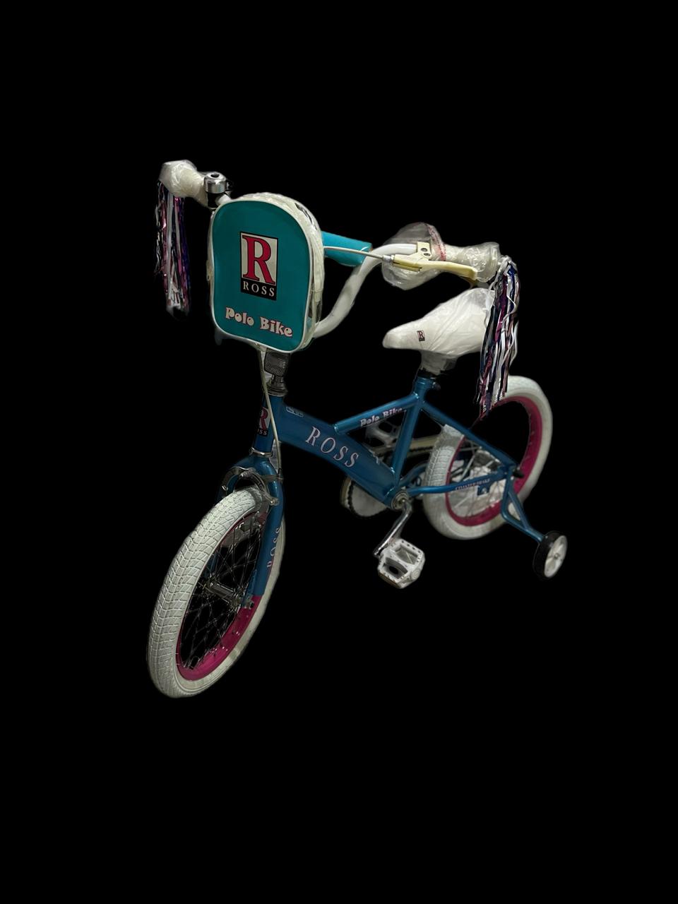 Ross Polo 16 inch Girls Bicycle Sky Blue