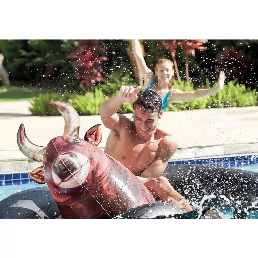 Inflatabull Floating Mattress Rodeo Bull