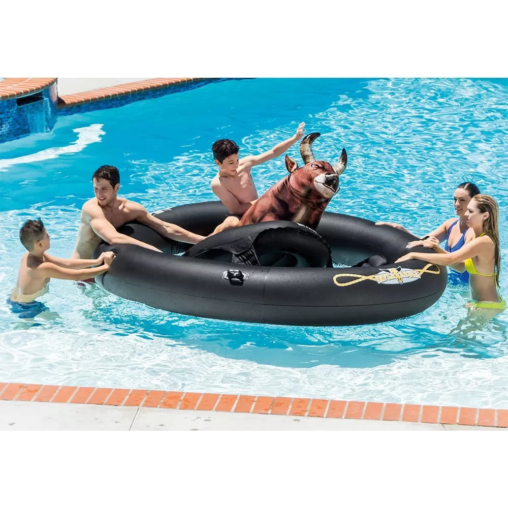 Inflatabull Floating Mattress Rodeo Bull
