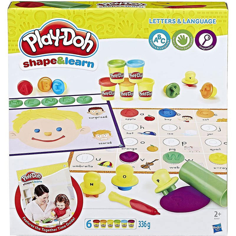 Play Doh Shape & Learn Letters & Language Educational Set
