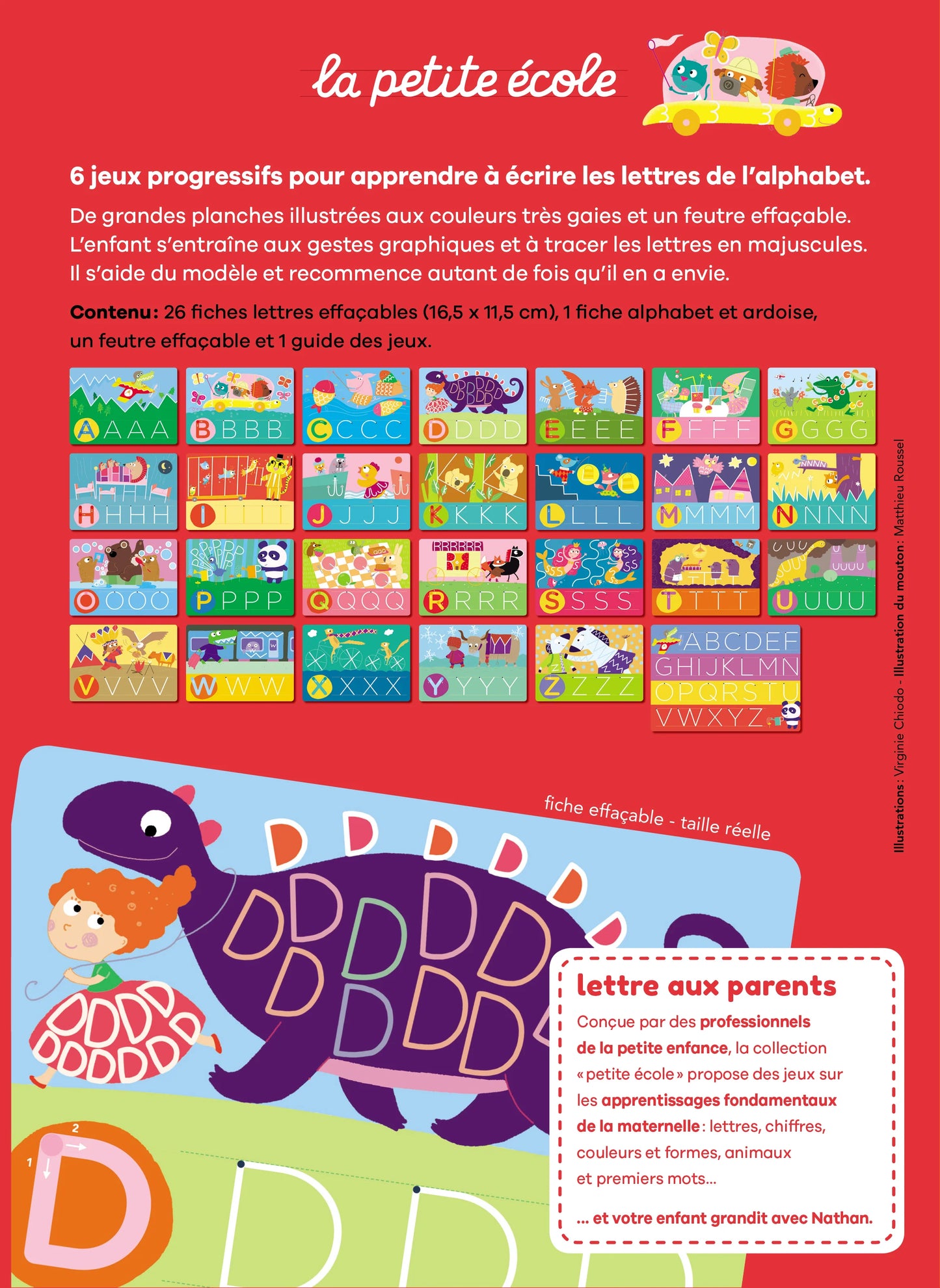 J'écris les lettres