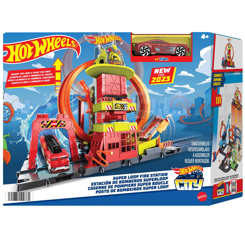Hot Wheels Super Loop Fire Station