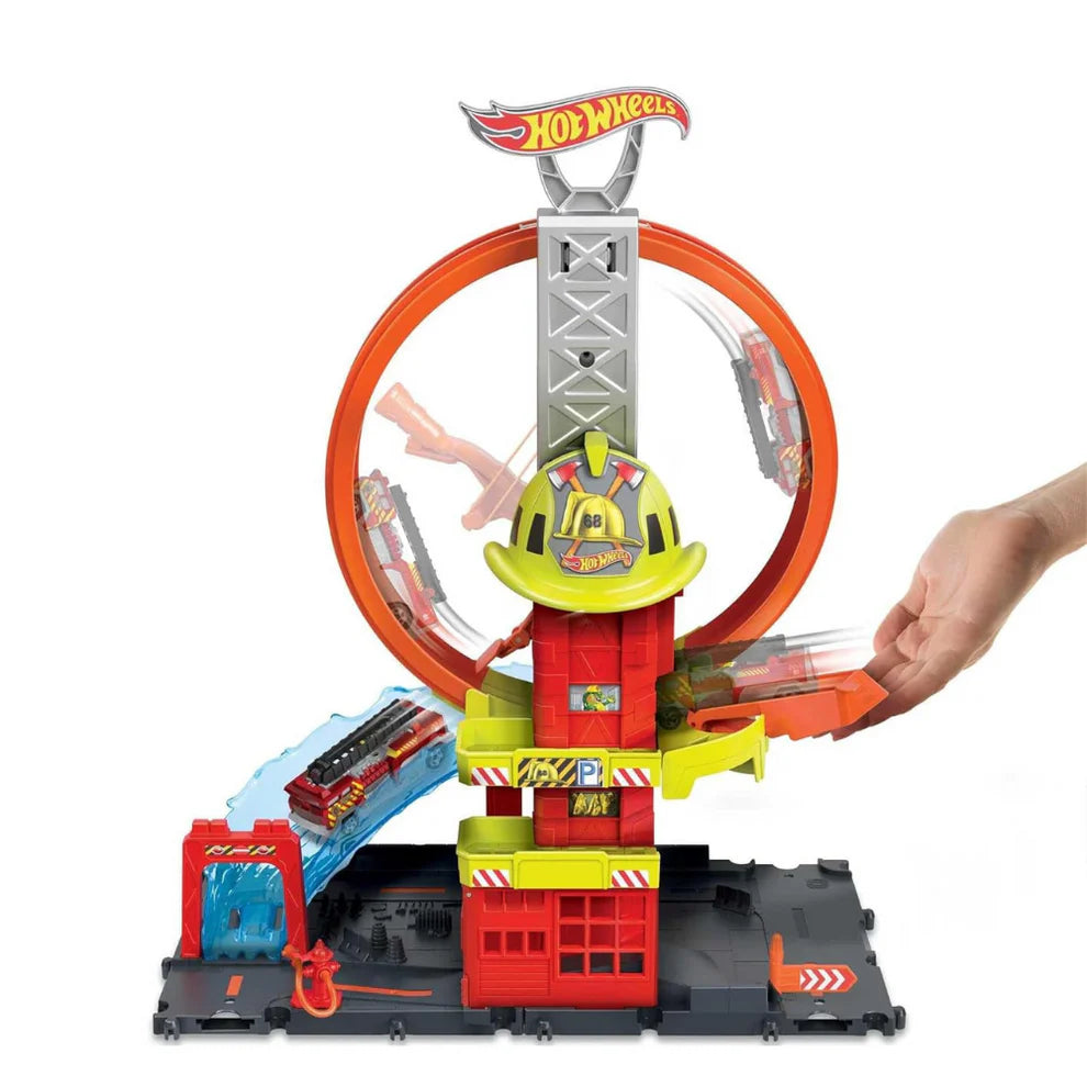 Hot Wheels Super Loop Fire Station