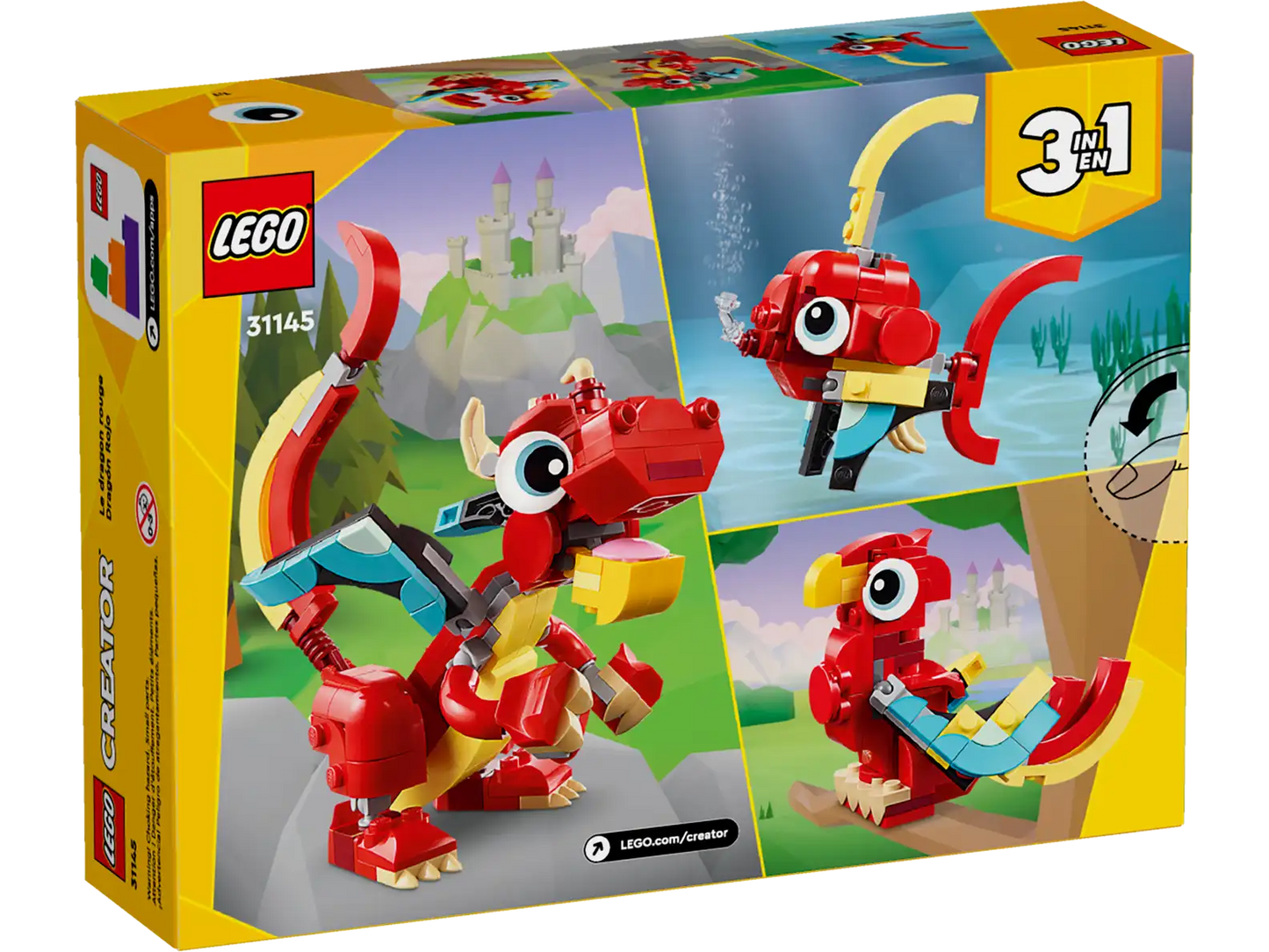 Lego Creative 3in1 Red Dragon