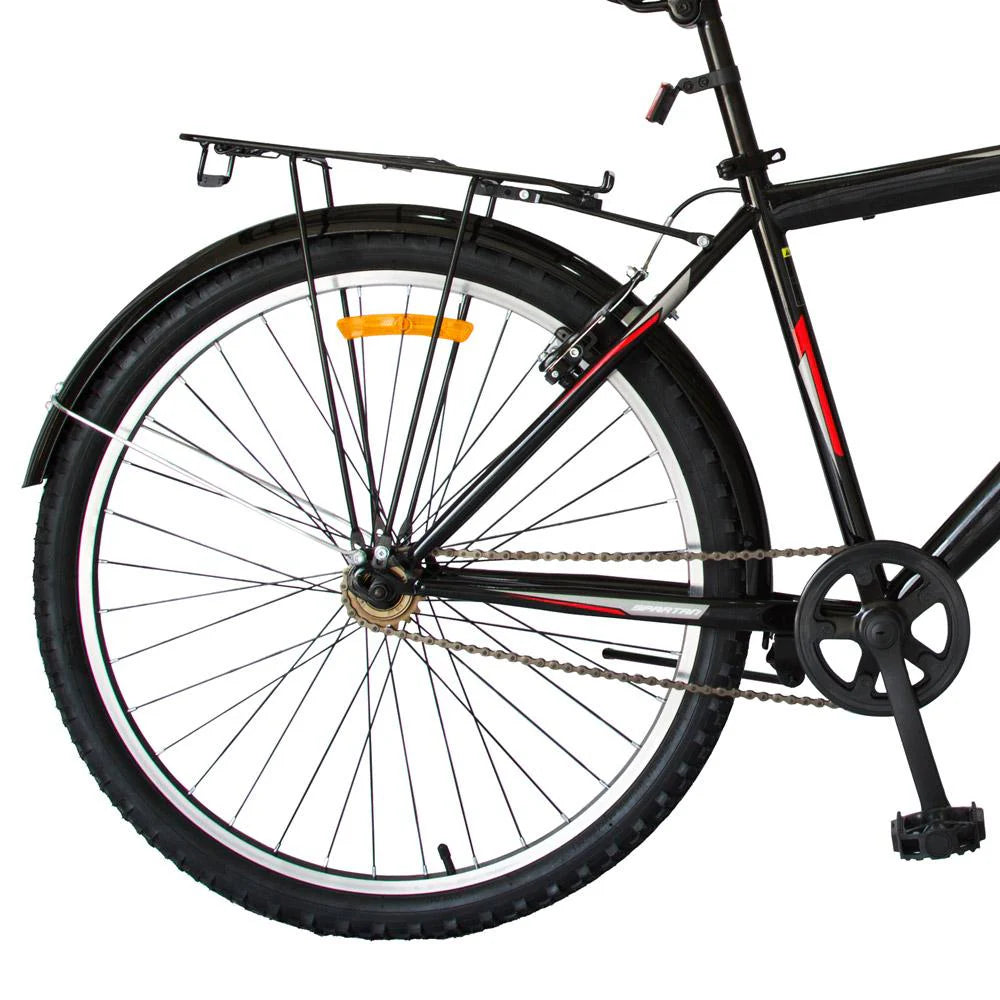 Spartan 24″ Inch Bicycle Commuter Steel Black