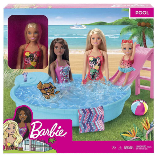 Barbie Swimming Pool Doll Play Set
