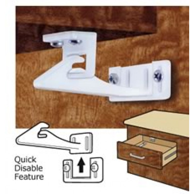 Mommy's Helper Safe-Lok Cabinet Door and Drawer Lock with Disable Feature