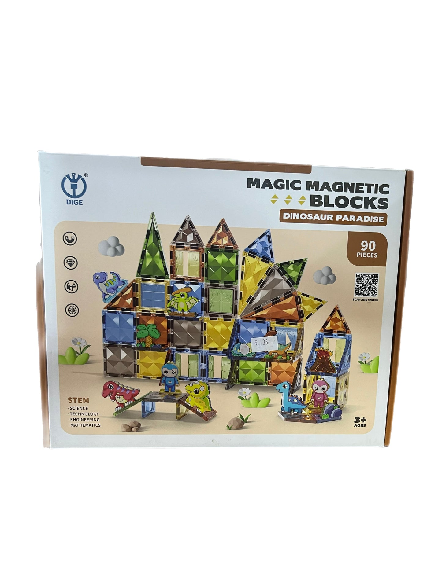 Magic Magnetic Blocks 90pcs