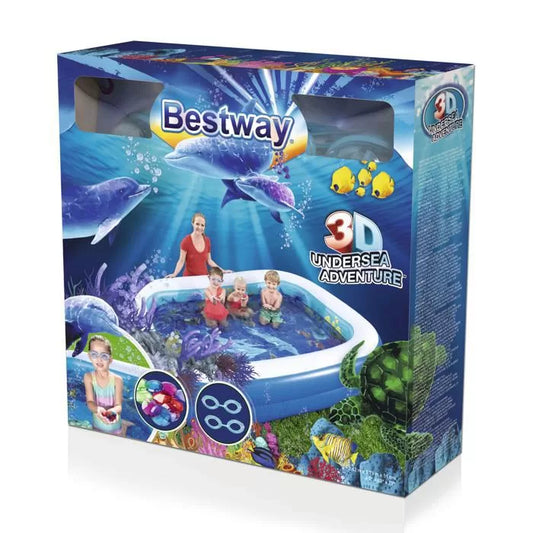 Bestway 3D Undersea Adventure Pool 262x175x51cm