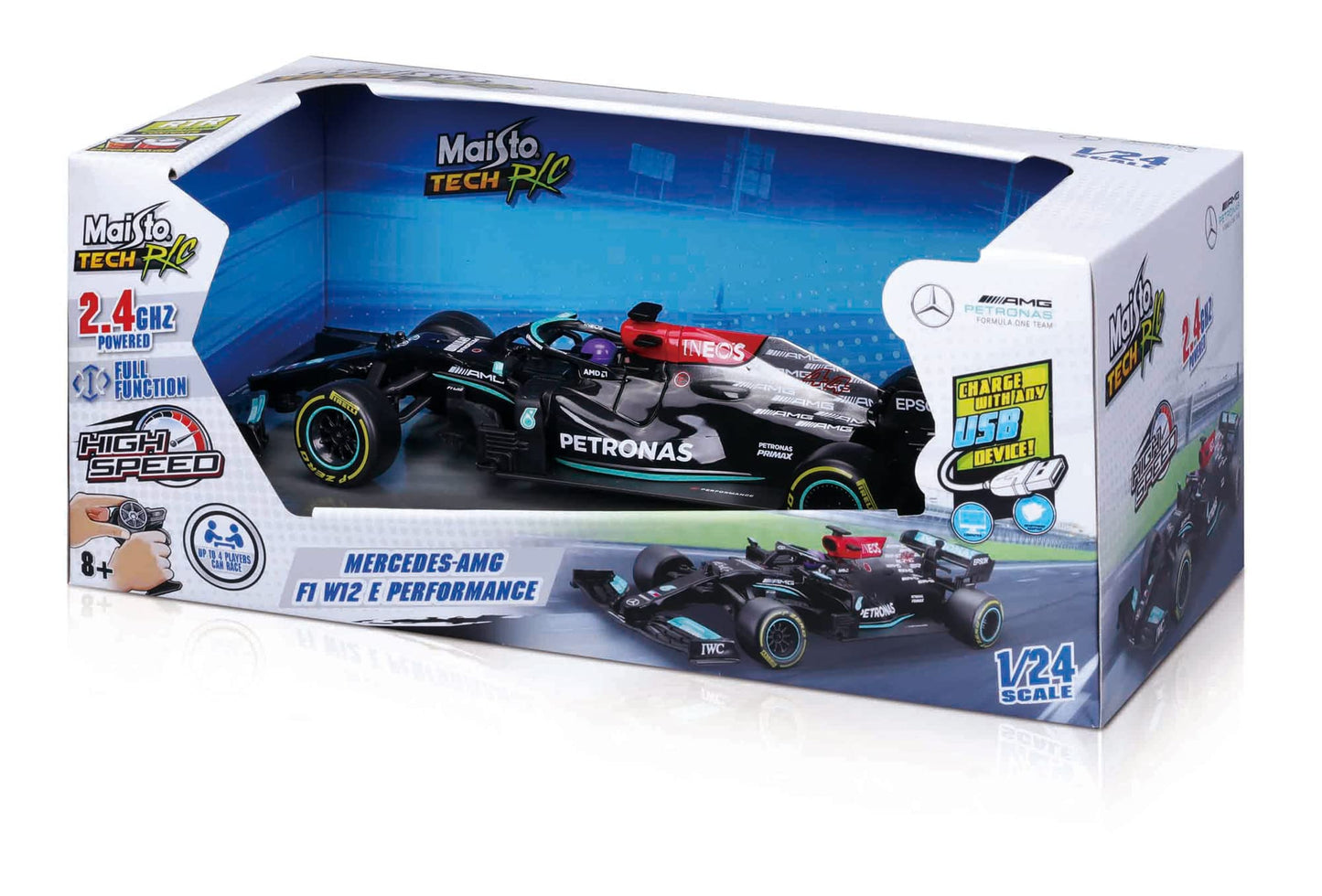 Maisto 1:24 Premium RC F1 MERCESDES 2021 Season L Hamilton
