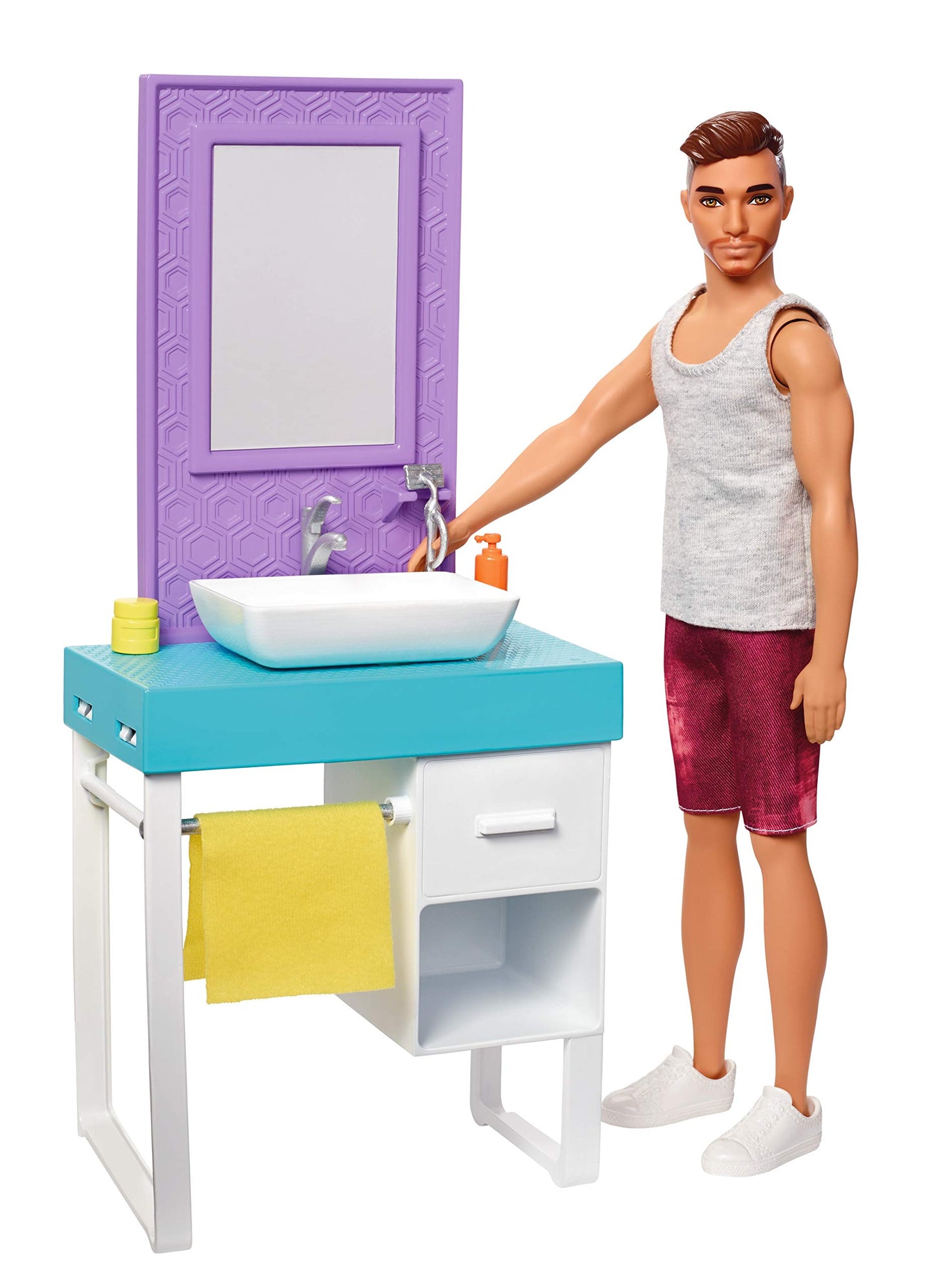 Barbie Ken Bathroom Themed