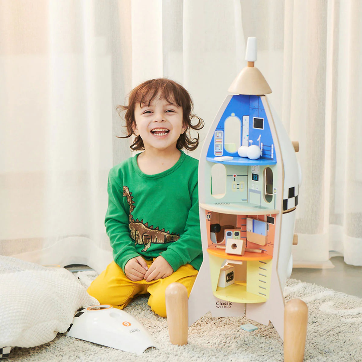 Classic World Pretend Play Rocket Ship