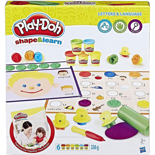 Play Doh Shape & Learn Letters & Language Educational Set