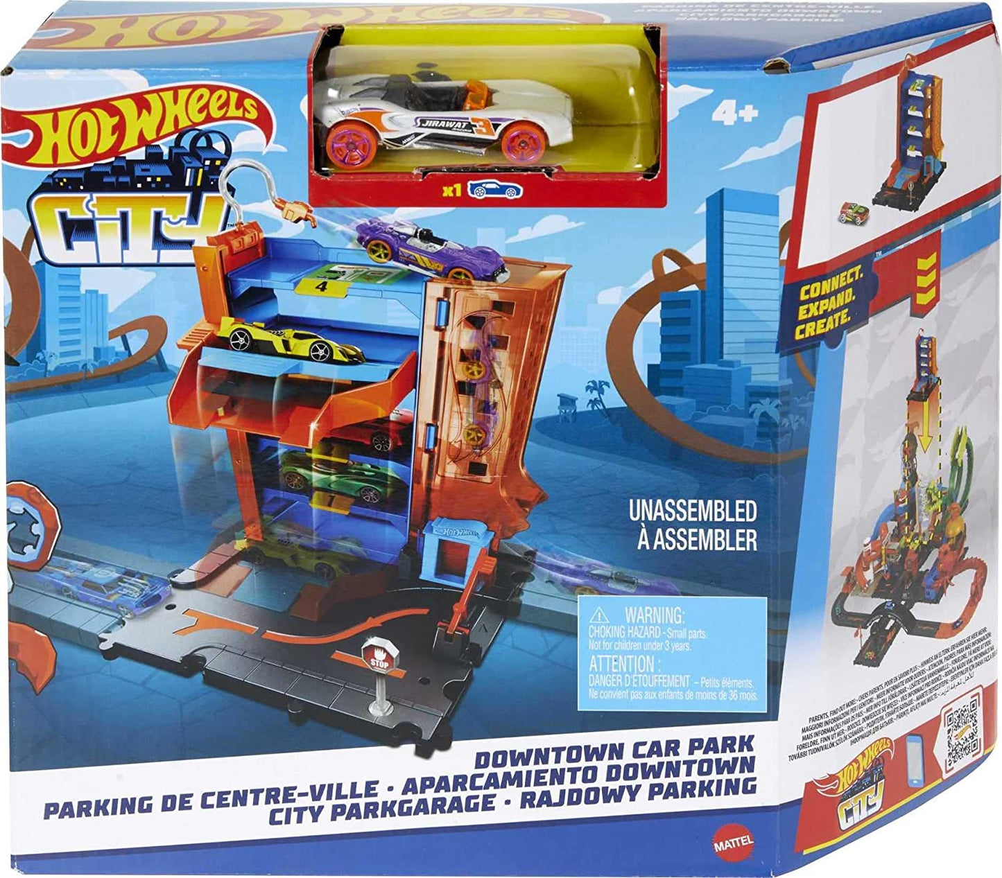Hot Wheels Downtown Car Park