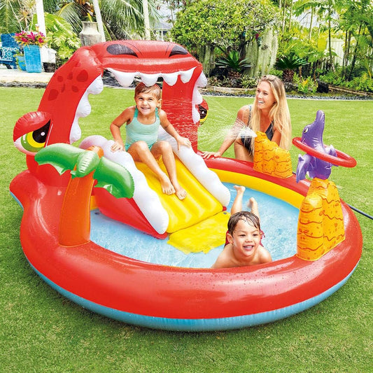 Intex Happy Dino Water Play Centre
