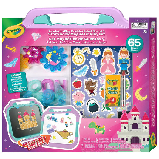 Crayola Double Sided Board & Storybook Magnetic Playset