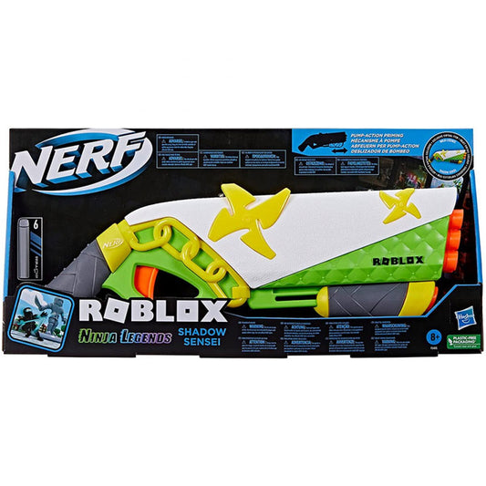 Hasbro Nerf Roblox Ninja Legends Shadow Sensei Pump Action