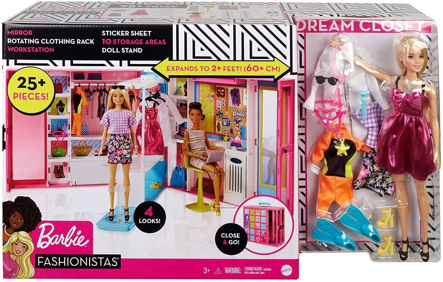 Barbie Dream Closet with Blonde Barbie Doll