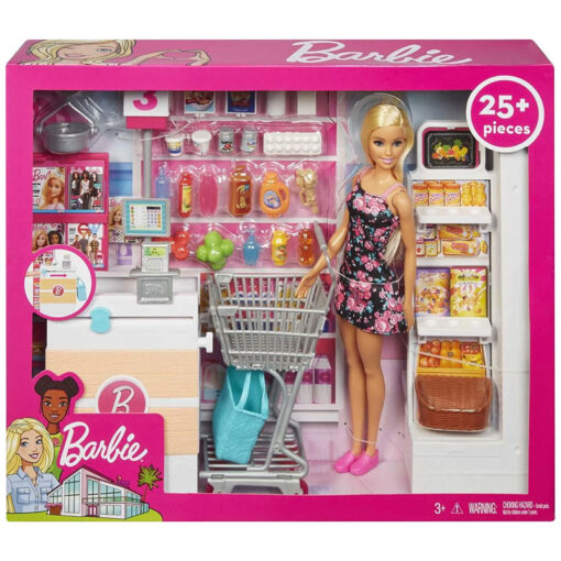 Barbie Supermarket Doll Set