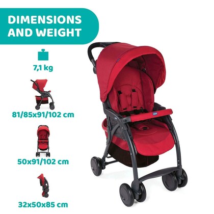 Chicco Simplicity Stroller (Showroom Condition)