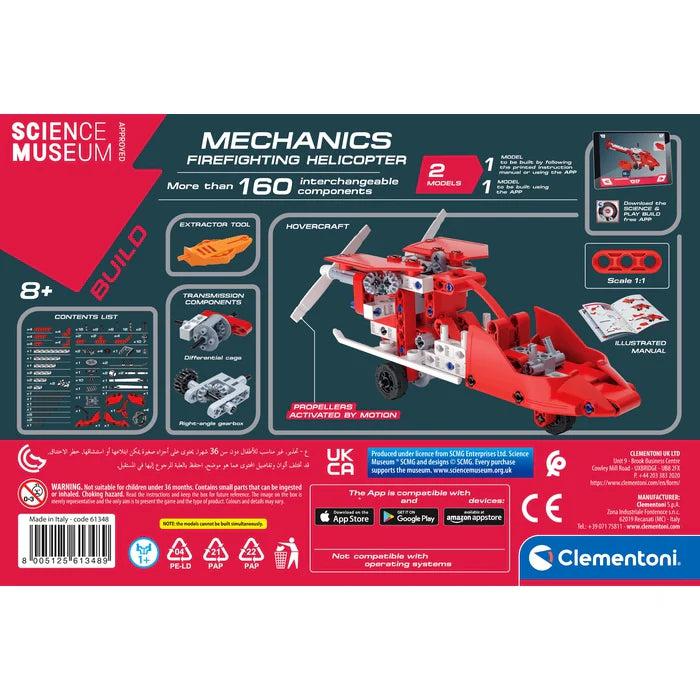 Clementoni Mechanics - Firefighting Helicopter