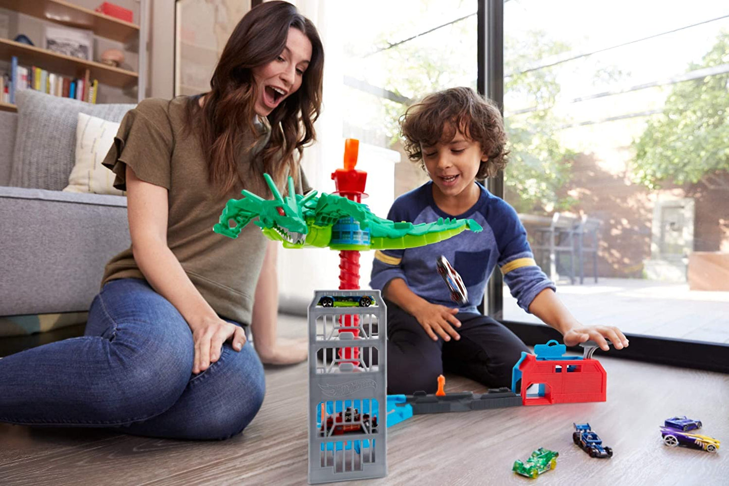 Hot Wheels Air Attack Dragon Play Set