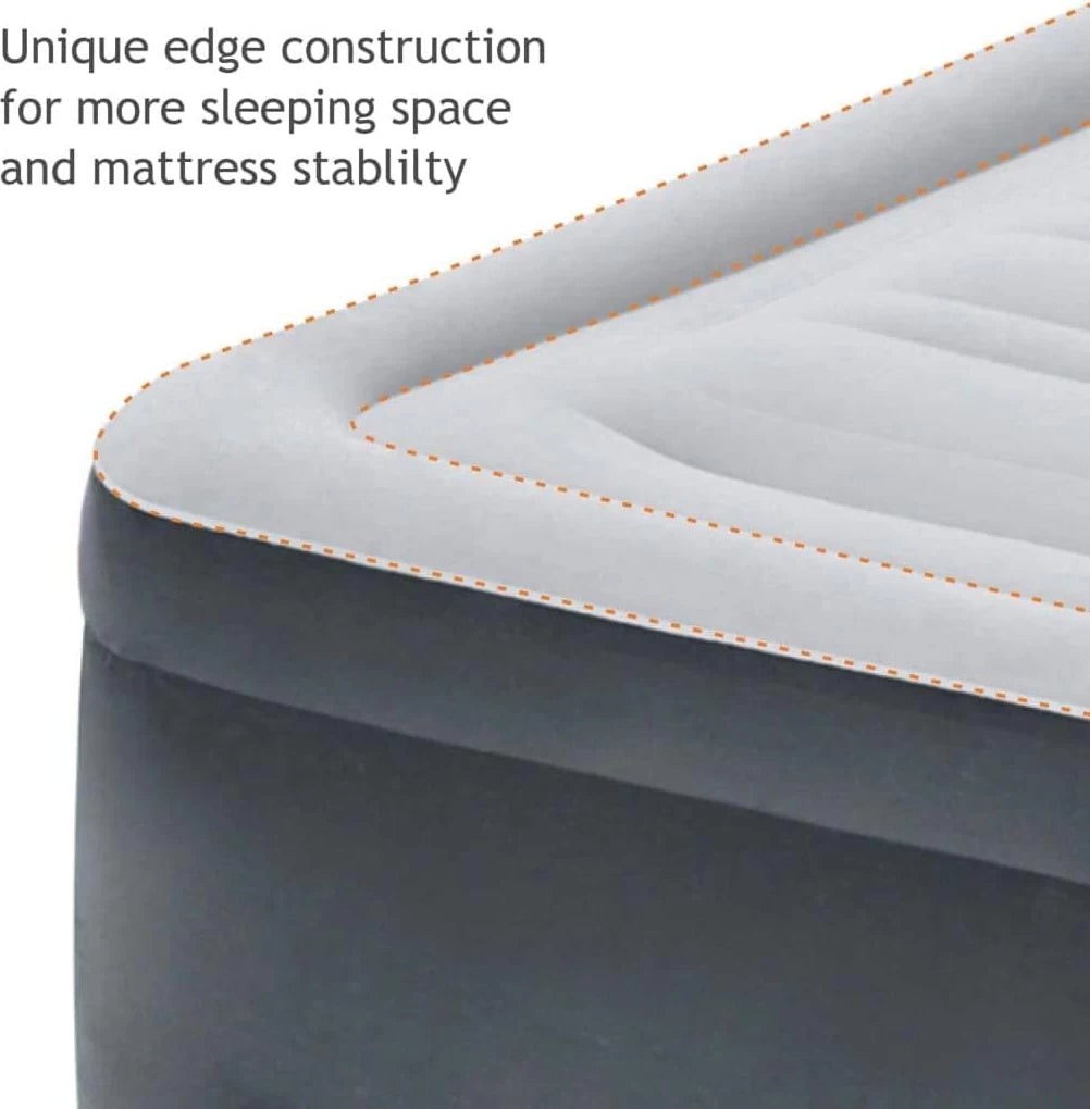 Queen Comfort Plush Elevated Airbed With Built in pump&nbsp;